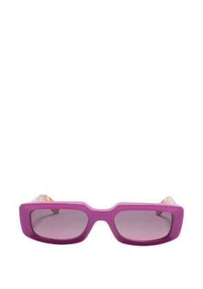 Chrome Hearts Zelda rectangle-frame sunglasses - Purple