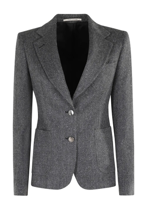 Tagliatore herringbone-pattern blazer - Grey