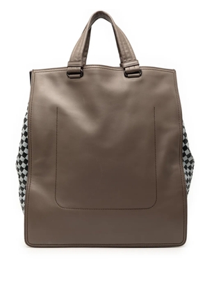 Bottega Veneta Pre-Owned 2010-2025 Intrecciato Trimmed Leather tote bag - Brown