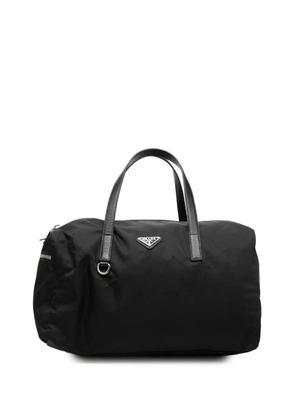 Prada Pre-Owned 2013-2026 Tessuto boston bag - Black