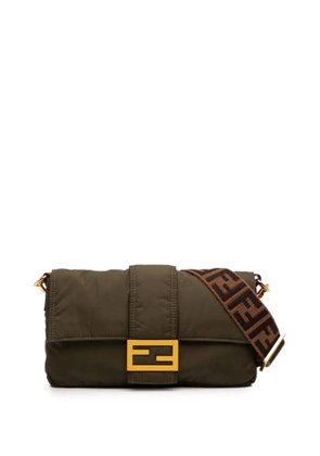 Fendi Pre-Owned 2010-2026 Nylon Convertible Baguette satchel - Brown