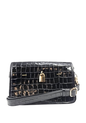 Madison.Maison Moc Croc crossbody bag - Black
