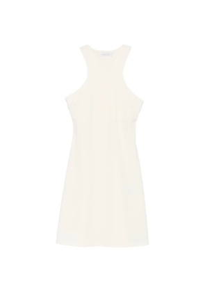 Patrizia Pepe crew neck sleeveless mini dress - Neutrals