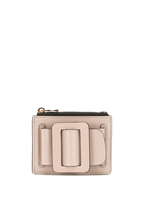Boyy Buckle card holder - Neutrals
