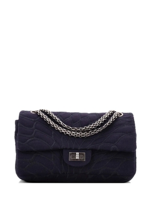 CHANEL Pre-Owned Reissue 2.55 Flap Bag Embroidered Jersey 225 shoulder bag - Blue