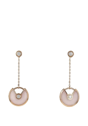 Cartier 2010s Amulette opal and diamond earrings - Pink