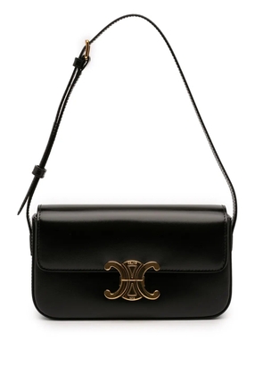 Celine Pre-Owned 2023 Shiny Calfskin Claude shoulder bag - Black