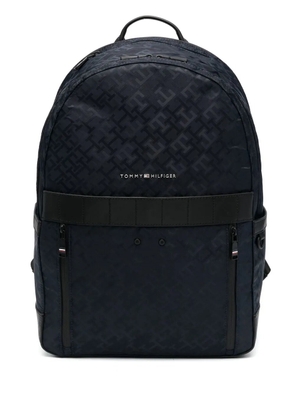 Tommy Hilfiger logo print backpack - Blue