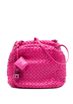 Bottega Veneta Pre-Owned 2012-2026 Nappa Intrecciato Cube crossbody bag - Pink