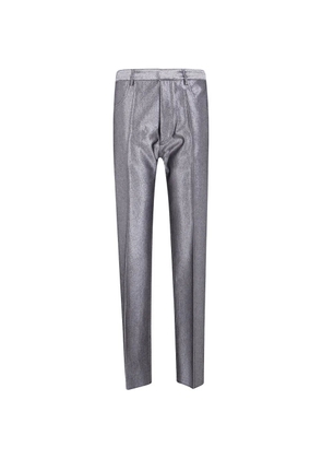 SAPIO metallic-finish trousers - Silver
