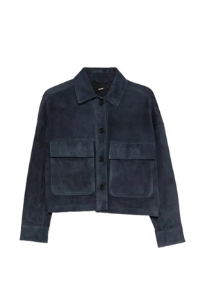 Arma suede patch-pocket jacket - Blue