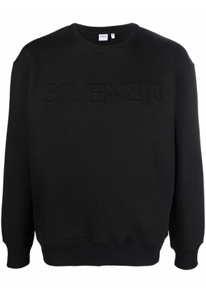 ASPESI logo-print crew neck sweatshirt - Black