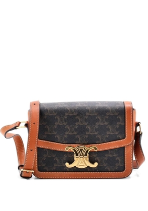 Celine Pre-Owned Triomphe Triomphe Coated Canvas Teen shoulder bag - Brown