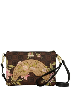 Sprayground Ai Henny floral-detail clutch bag - Brown