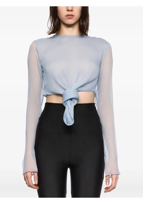 Atu Body Couture knot-detail top - Blue