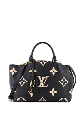 Louis Vuitton Pre-Owned Petit Palais Handbag Bicolor Monogram Empreinte Giant satchel - Black