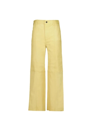 Stouls Benny 25 leather trousers - Yellow