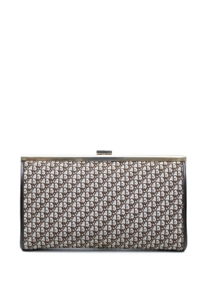 Christian Dior Pre-Owned 20th Century Diorissimo Trotter Canvas clutch bag - Brown