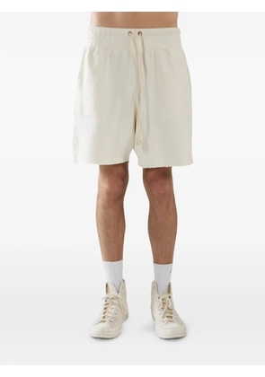Les Tien raw-cut drawstring shorts - Neutrals