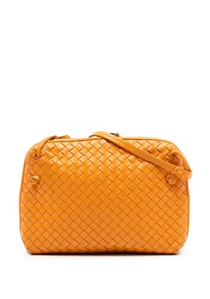 Bottega Veneta Pre-Owned 2012-2026 Nappa Intrecciato Nodini crossbody bag - Orange