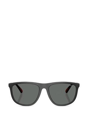 Polo Ralph Lauren matte rectangle sunglasses - Black