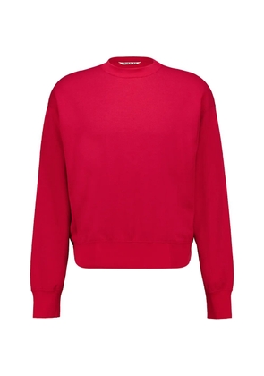 Auralee crew-neck sweater - Red