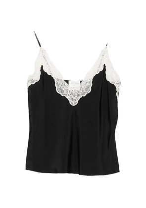 Forte Forte lace-trim top - Black