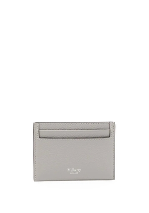 Mulberry Continental embossed-logo leather carholder - Grey