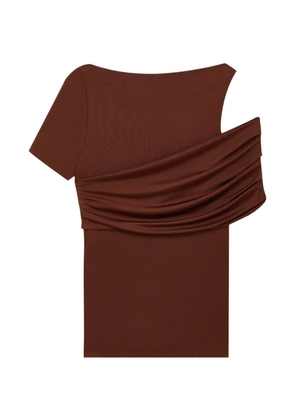 MISCI Brasa draped top - Brown