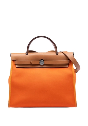 Hermès Pre-Owned 2014 Toile Herbag Zip 31 satchel - Orange