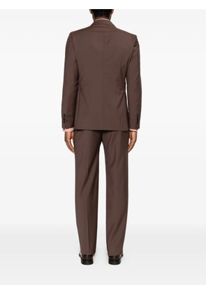 Tagliatore double-breasted suit - Brown