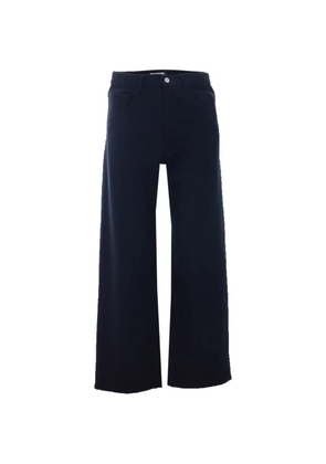 Auralee silk button jeans - Black