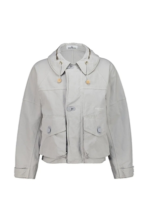 Stone Island Nyco Marina hooded jacket - Grey