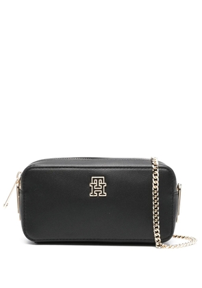 Tommy Hilfiger Timeless logo-plaque crossbody bag - Black