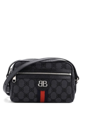 Balenciaga Pre-Owned x Gucci The Hacker Project Camera Bag BB Canvas Mini crossbody bag - Black