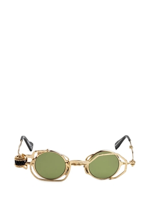 Kuboraum Z50 round-frame sunglasses - Gold