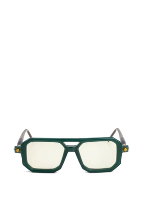 Kuboraum P8 square-frame sunglasses - Green