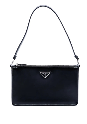 Prada Pre-Owned 2000-2013 Mini Spazzolato Leather shoulder bag - Black
