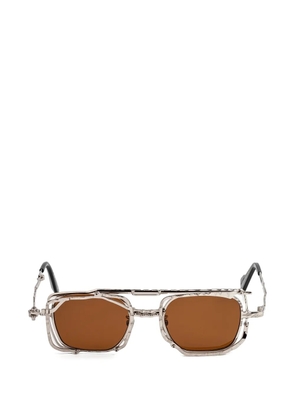 Kuboraum Z51 square-frame sunglasses - Silver