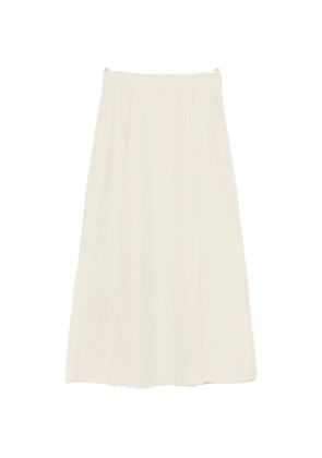 Antonelli Jack panelled A-line midi skirt - Neutrals