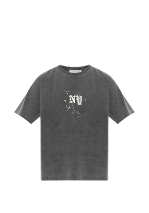DUKE & DEXTER acid-wash graphic-print T-shirt - Grey