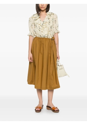 PINKO Calimera midi skirt - Brown