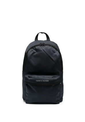 Tommy Hilfiger logo-print zipped backpack - Black