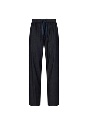 Emporio Armani drawstring-waist jeans - Blue