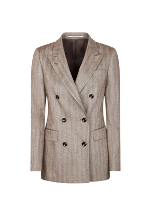 Tagliatore double-breasted blazer - Brown