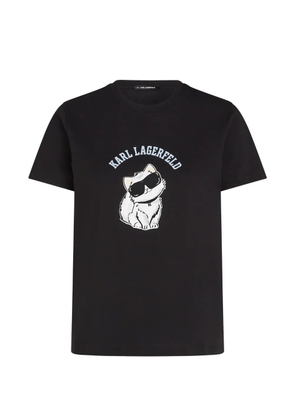 Karl Lagerfeld Ikon Choupette T-shirt - Black