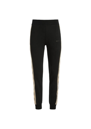 GUESS USA logo-tape track pants - Black