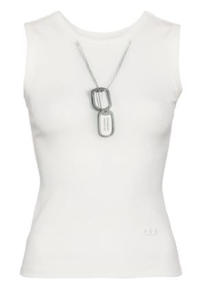 Ground Zero cotton blend tank top - White