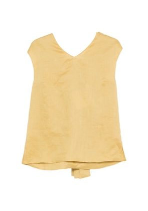 'S Max Mara V-neck sleeveless top - Yellow