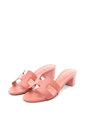 Hermès Pre-Owned 50mm Oasis leather sandals - Pink